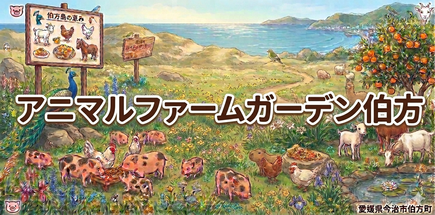 四国愛媛県のマイクロブタカフェとふれあい動物園の雰囲気画像